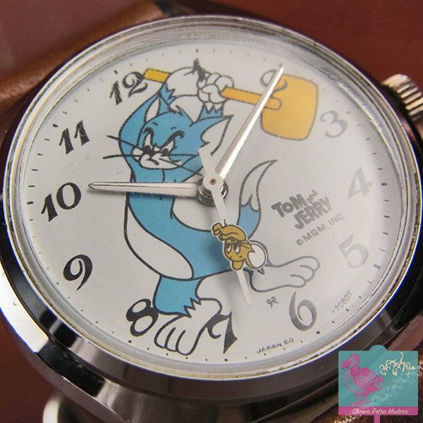 セイコー トムとジェリー 1970年代のキャラクターウォッチ 手巻き時計