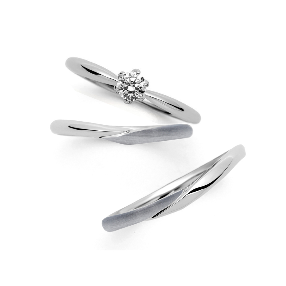 IKAZUCHI - AFFLUX |愛する人へ贈るゆびわ言葉®がついた婚約・結婚指輪