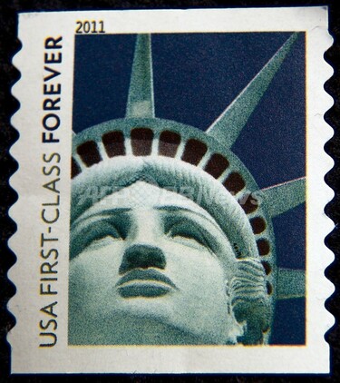 海外切手 自由の女神100枚 同梱250円 海外切手 自由の女神100枚 同梱