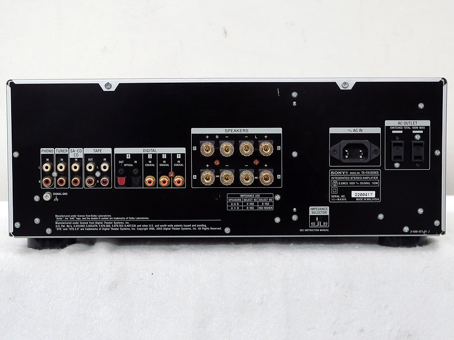 ソニー SONY TA-FA1200ES プリメインアンプ @26368 / 中古オーディオ