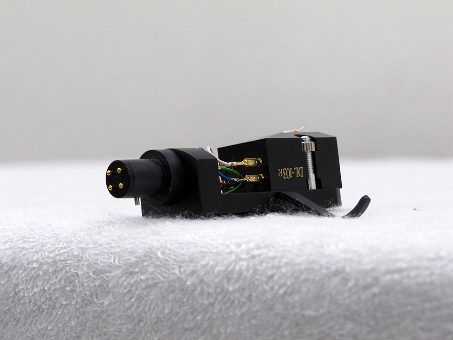 デノン DENON DL-103R MCカートリッジ ヘッドシェル付き @27427 / 中古