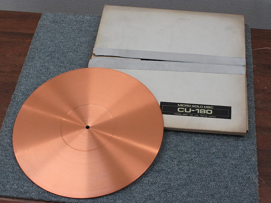 □□MICRO CU-500 銅製プラッター ターンテーブルシート マイクロ