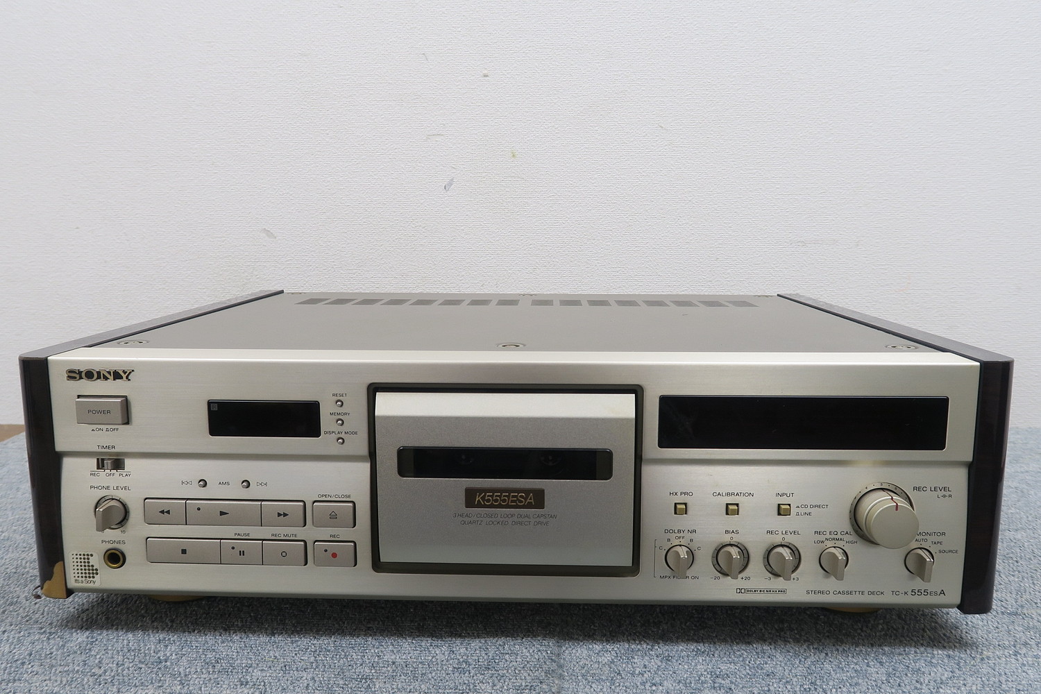 SONY ソニーTC-K333ESL3ヘッドカセットデッキ ジャンク通電確認のみ