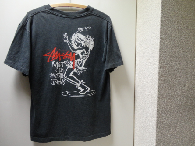 80〜90'S OLD STUSSY T-SH(オールドステューシー ツイストガール T