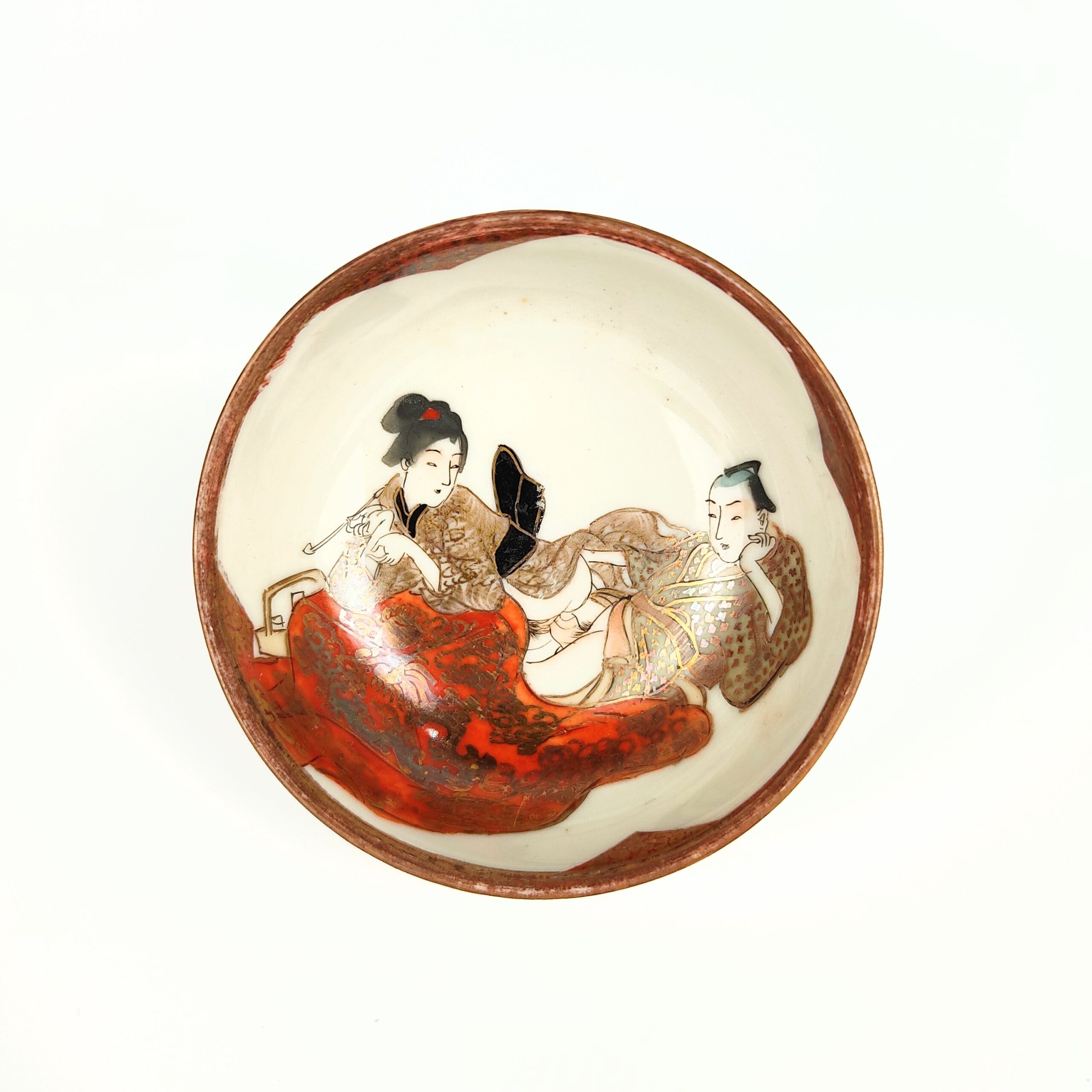 九谷焼 高杯 [B24219] 角福 色絵 古九谷風 花鳥風月 【公式通販】