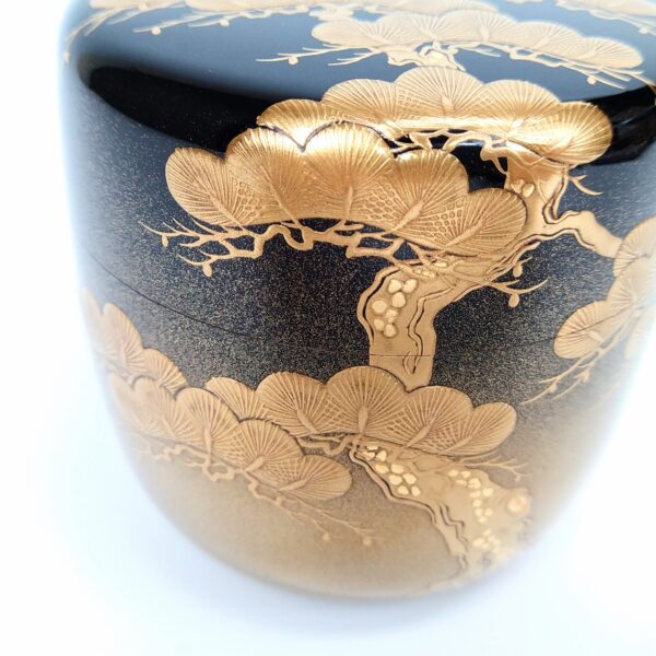 ☆ 一后一兆 笹露平棗 裏千家 十五代 鵬雲斎の花押がございます☆x505