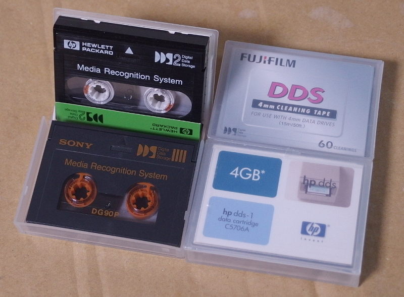 DDSテープのDAT機器での代用とクリーニングテープ – nakamura