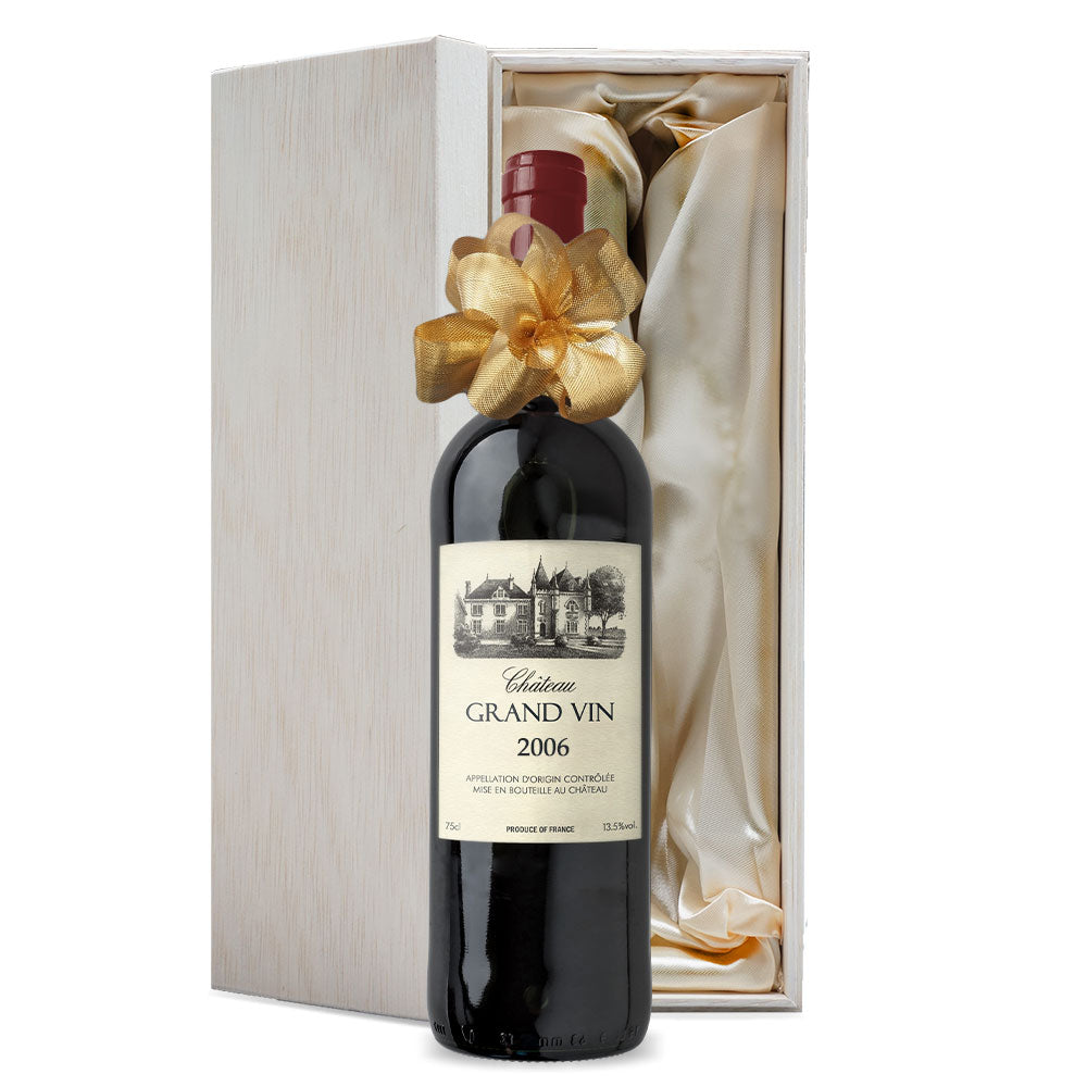 2006年 生まれ年ワイン【当日発送】木箱入 平成18年 名入れ彫刻なし