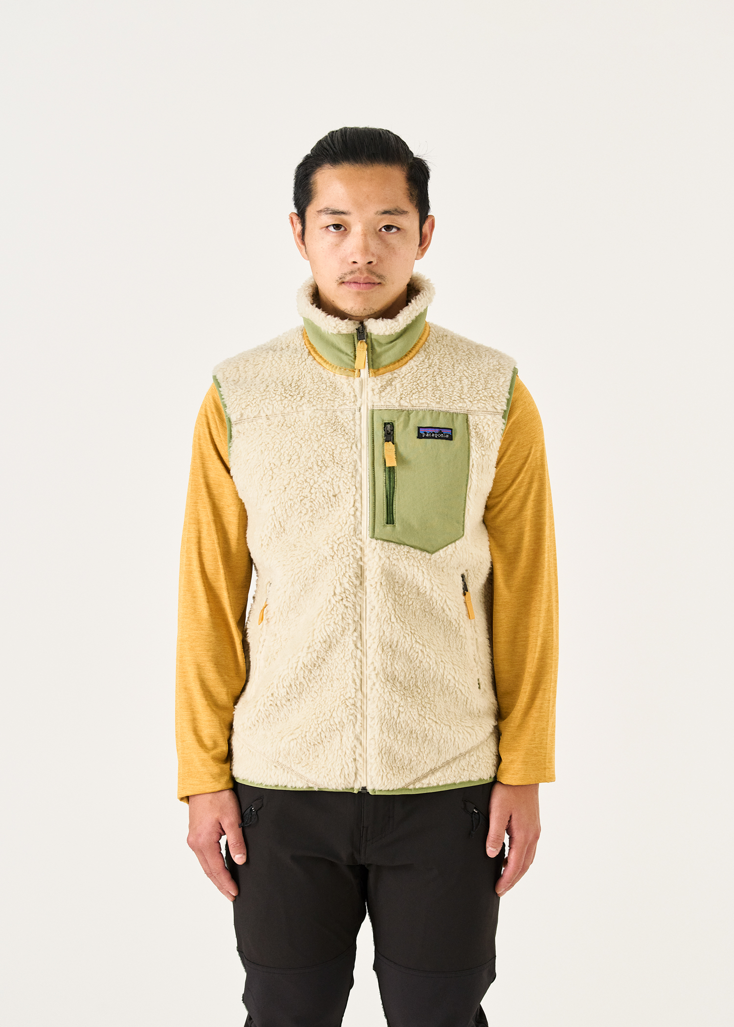 ジレ Patagonia パタゴニア リメイクフリース gilet ジレ 1ldk別注