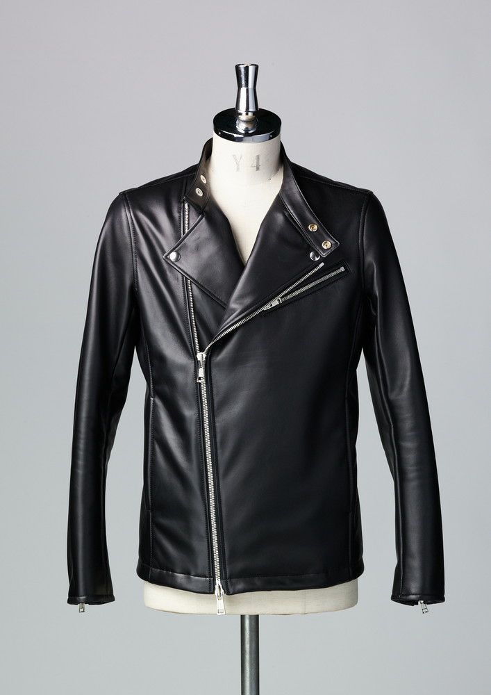 AKM｜エイケイエム ラムレザー シングル ライダースジャケット AKM