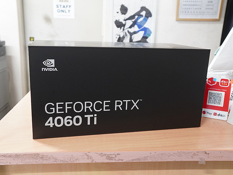 NVIDIA純正の「GeForce RTX 4060 Ti Founders Edition」が店頭入荷