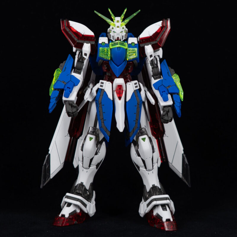 製作代行】バンダイ RG 1/144 ゴッドガンダム ソリッドクリア 完成