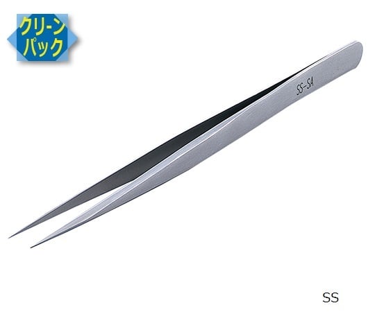 6-7905-20 MEISTER ピンセット SA(耐酸鋼)製 クリーンパック No.SS SS