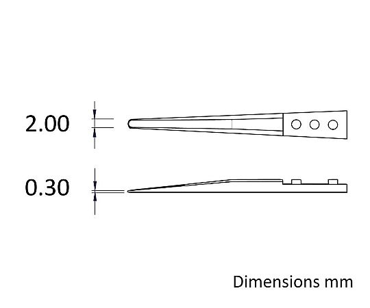 6-7909-15 セラミックチップピンセット 2AMZ 【AXEL】 アズワン