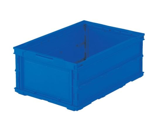 61-3182-14 薄型折りたたみコンテナ オリコン 30L ダークブルー ダーク