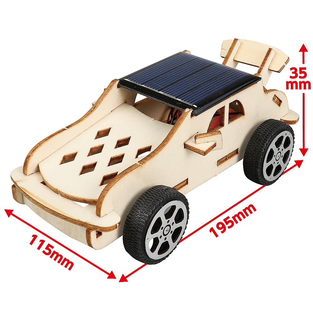 67-2998-15 木製ソーラーカー組立キット 55410 【AXEL】 アズワン