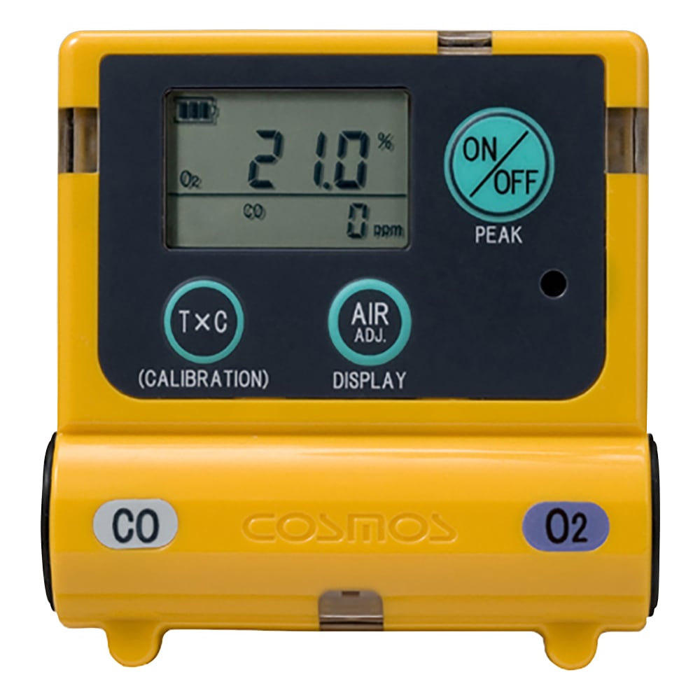 1-8793-12 装着型一酸化炭素濃度計 0～300ppm（300～2000ppm） XC-2200