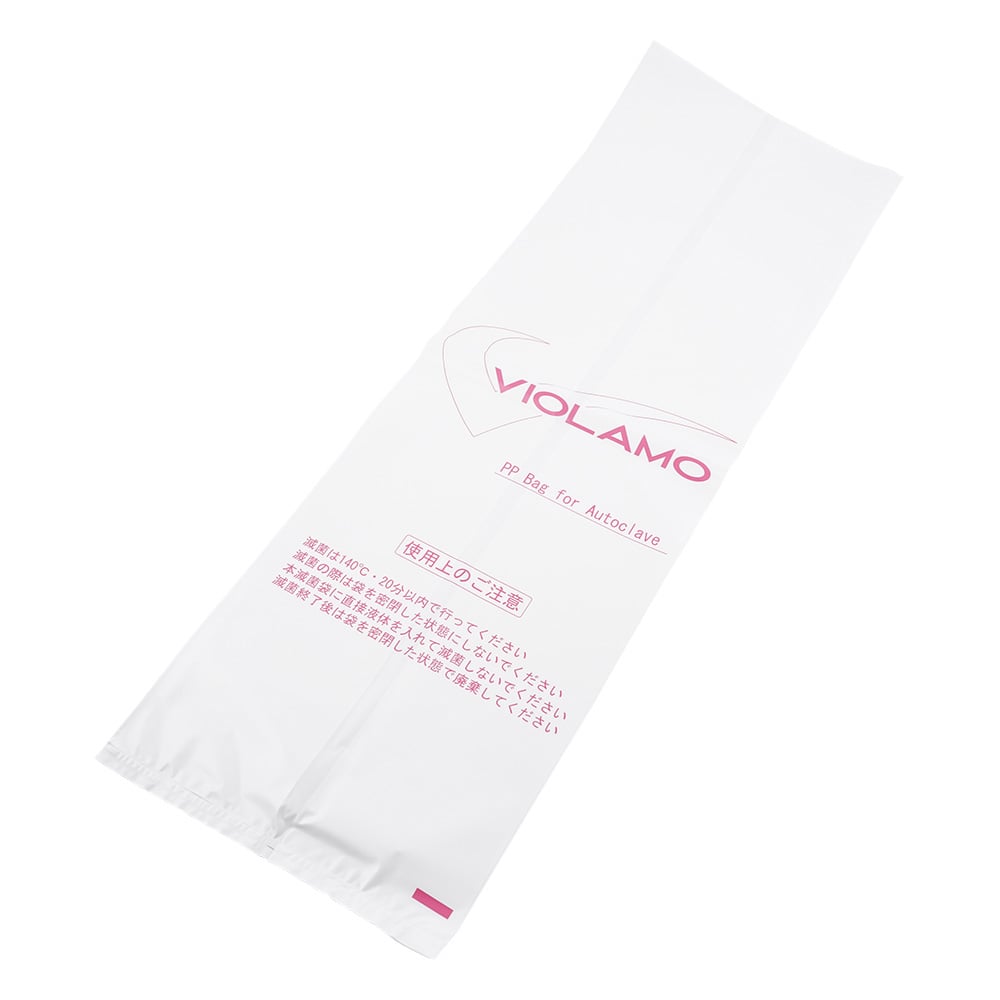 2-4129-02 ビオラモオートクレーブバッグ（ガゼットタイプ） 600×190mm