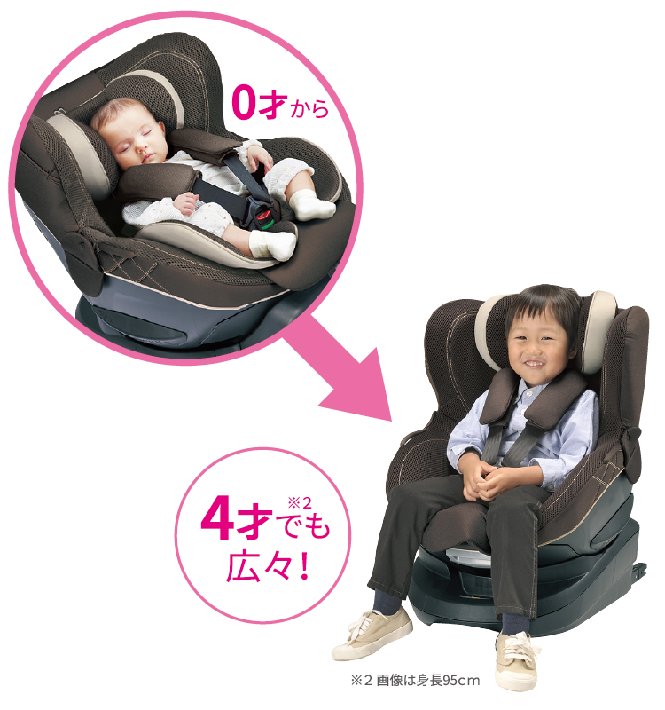 エールべべAILEBEBE クルット 4i グランス※isofix対応