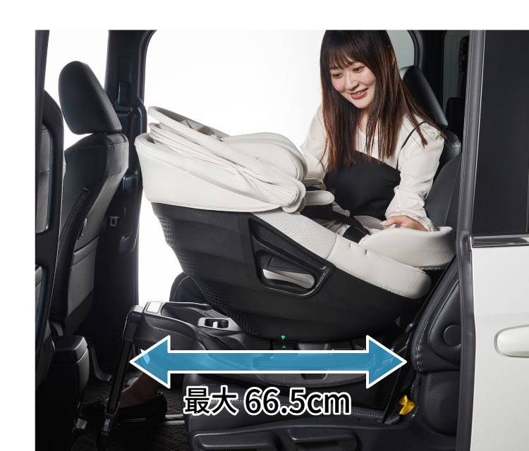 クルット スライド 新安全基準R129適合 新生児から使える日本製回転式