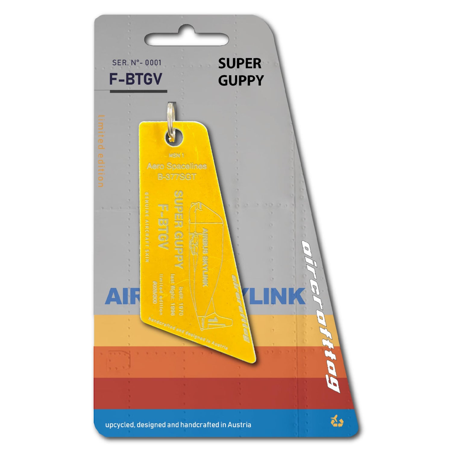 スーパーグッピー Aviationtag 黄色 スーパーグッピー Aviationtag