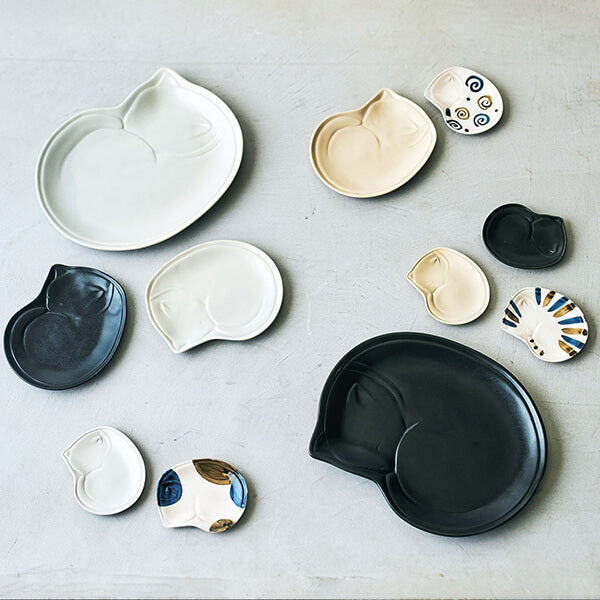 ねこ 大皿 28cm | aito製作所 | 美濃焼・瀬戸焼を中心とした和食器専門