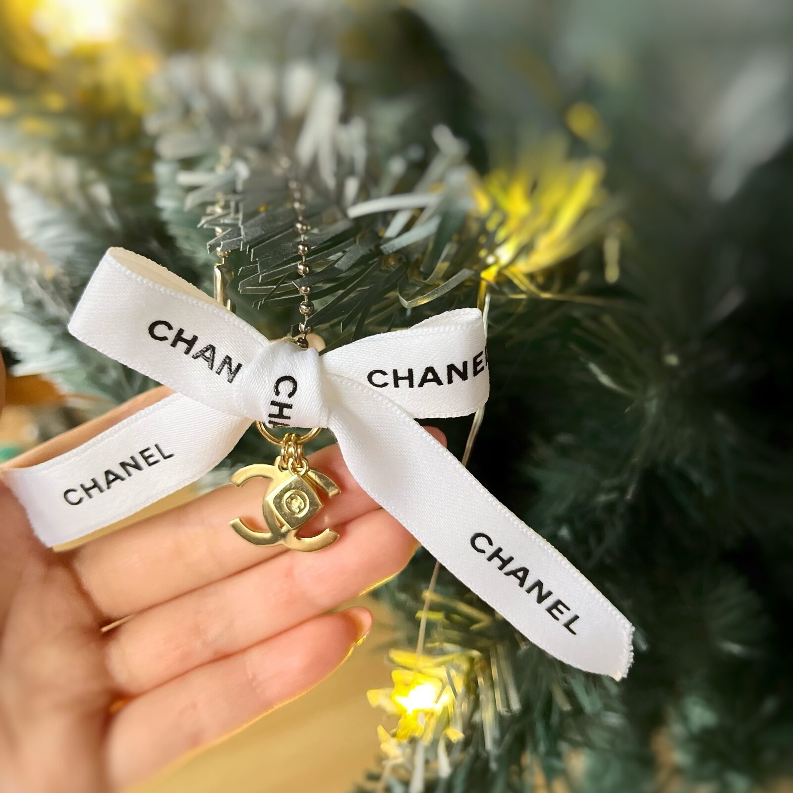CHANEL 2023 クリスマス限定 リボン チャーム ホリデー シャネル