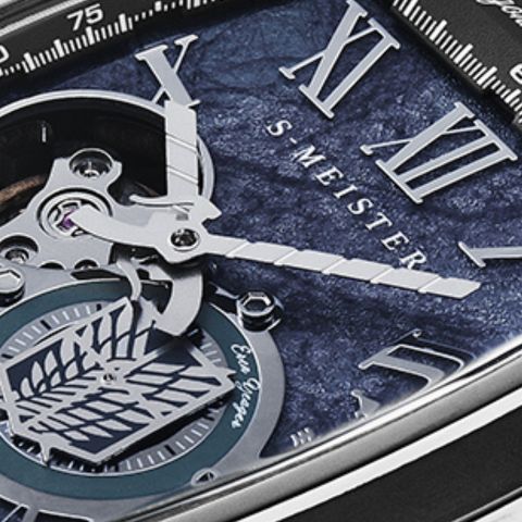 TVアニメ『進撃の巨人』和紙を使用した日本製機械式時計がGARRACKから