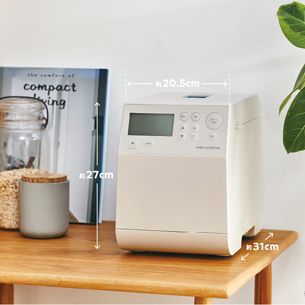 レコルト コンパクトベーカリー クリームホワイト 象印マホービン