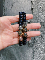 Aoyama Daruma lucky 3 brothers daruma indigo dye bracelet 強運三