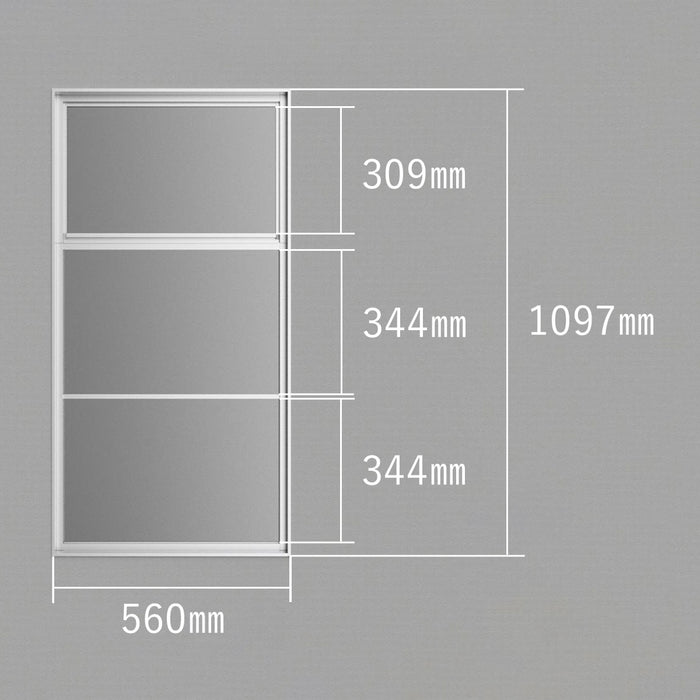 室内窓 上部開き＋FIX 560×1097（※受注生産品） - ALMETAX STORE