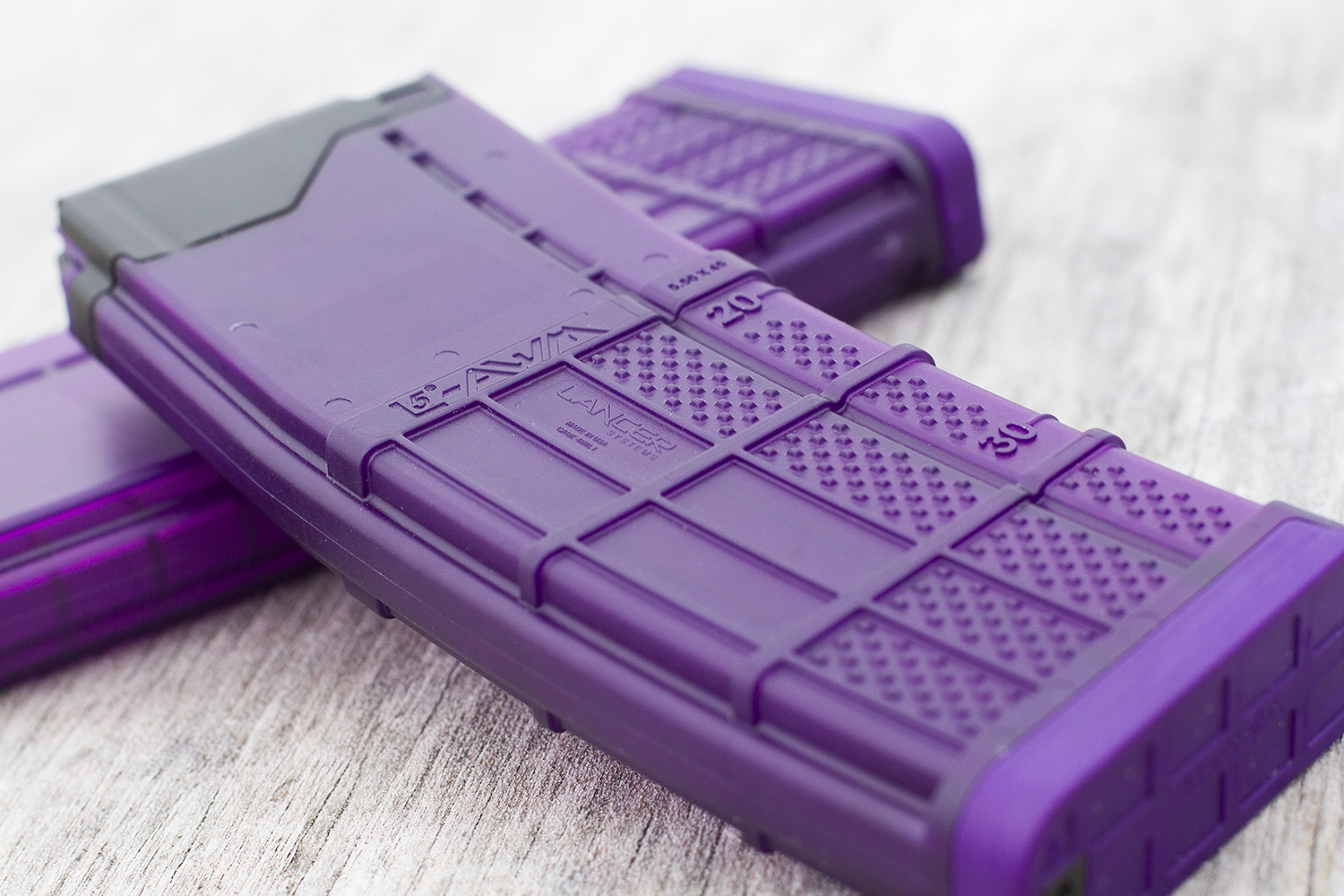 実物 LANCER ランサー マガジン 紫 L5AWM 30 purple Lancer Systems AR