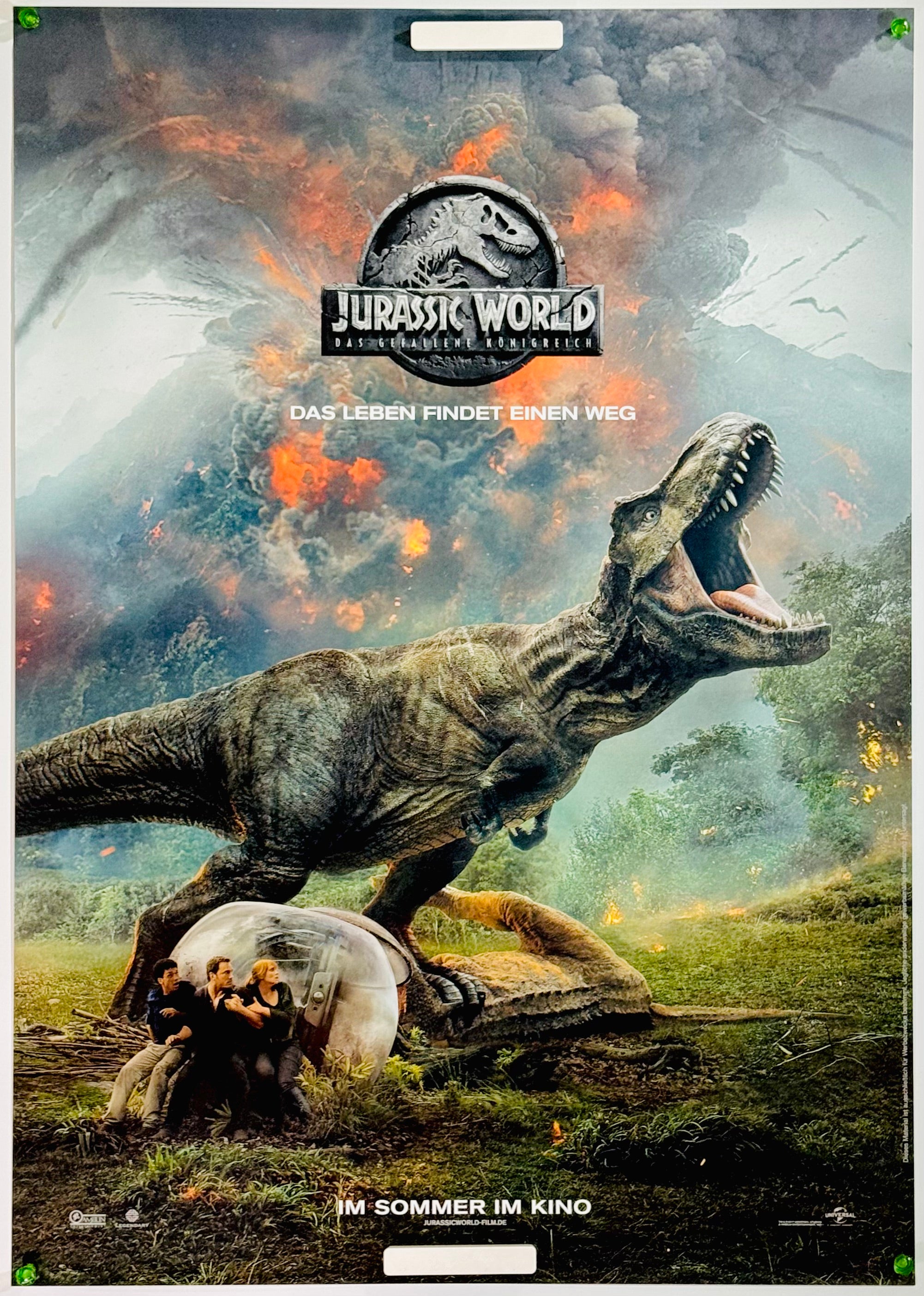 ジュラシック・ワールド/炎の王国』 洋画 ドイツ - 海外版映画ポスター