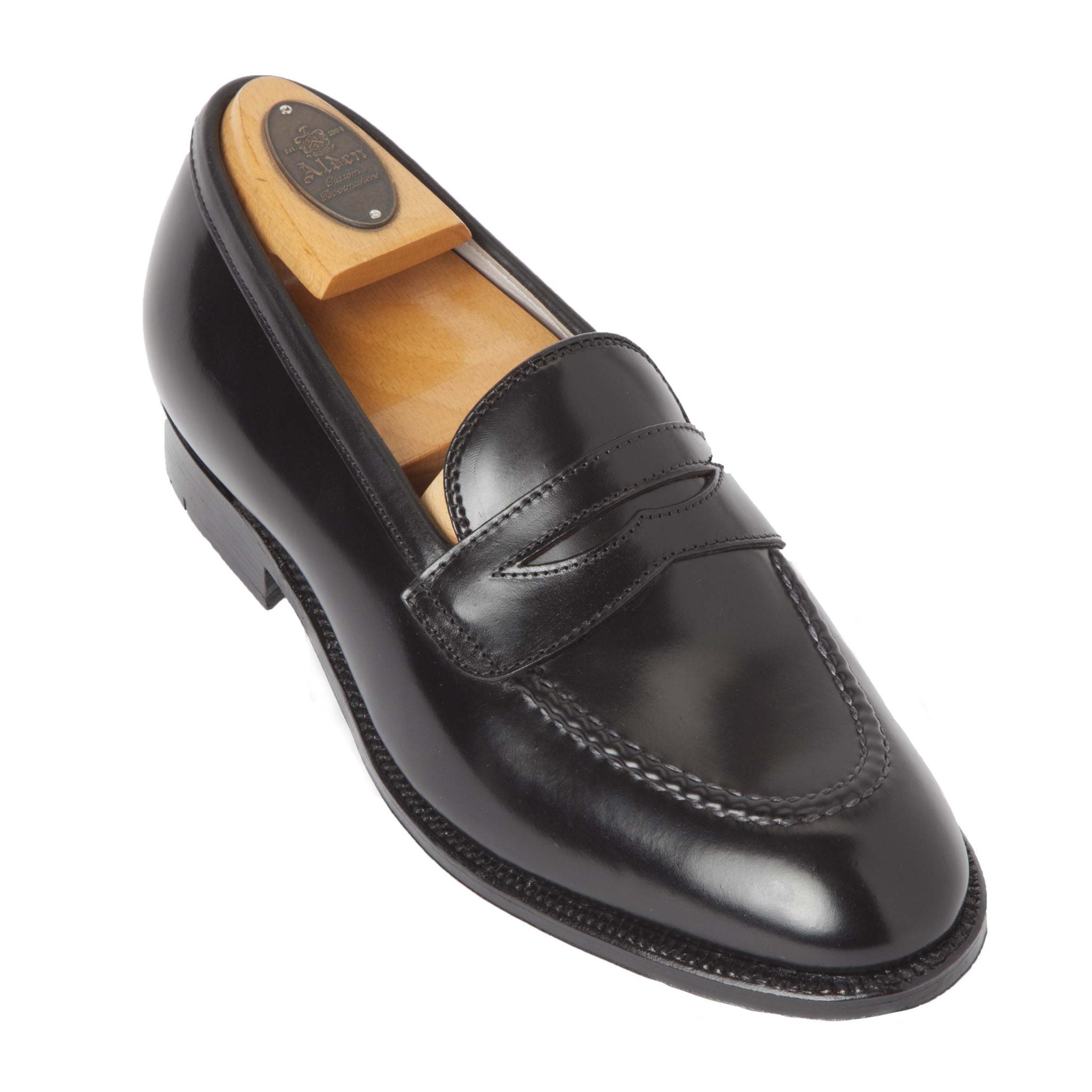 67269 - High Vamp Loafer in Black Shell Cordovan – ALDEN SHOES