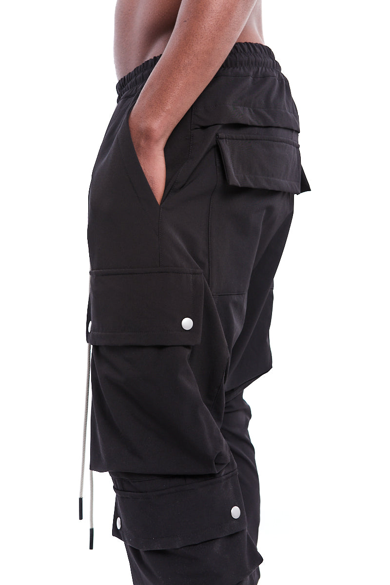 パンツ PRY Drawstring Sarouel Zip Pants [BLACK] Drawstring Sarouel