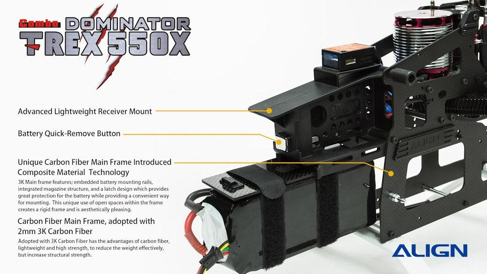 Align T-REX 550X Super Combo RH55E19 RC Helicopter