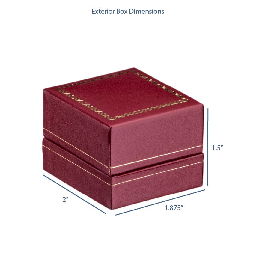 Cartier Style Ring Box | Vintage Collection of Gift Boxes