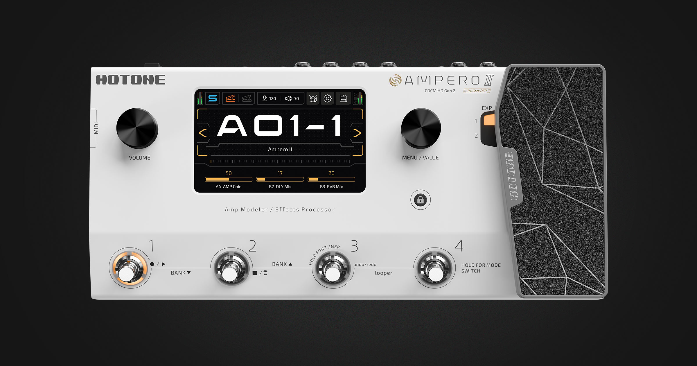 Ampero II Stomp マルチエフェクター 付属品完備 Ampero II Stomp