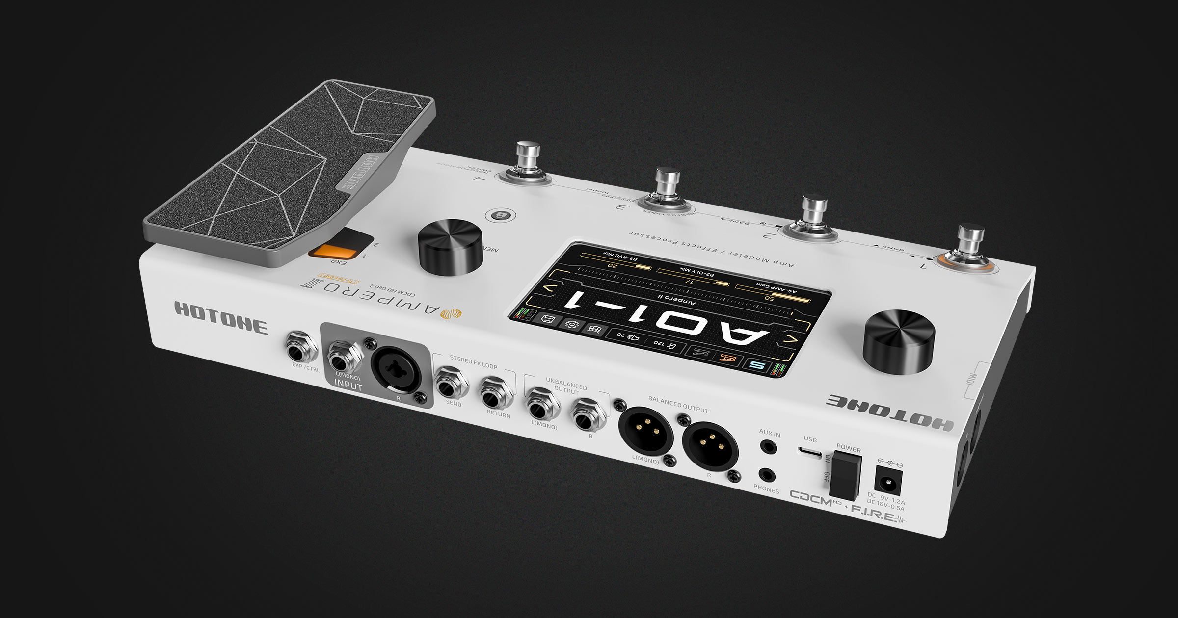 HOTONE | AMPERO Ⅱ | マルチ・エフェクター | 製品情報