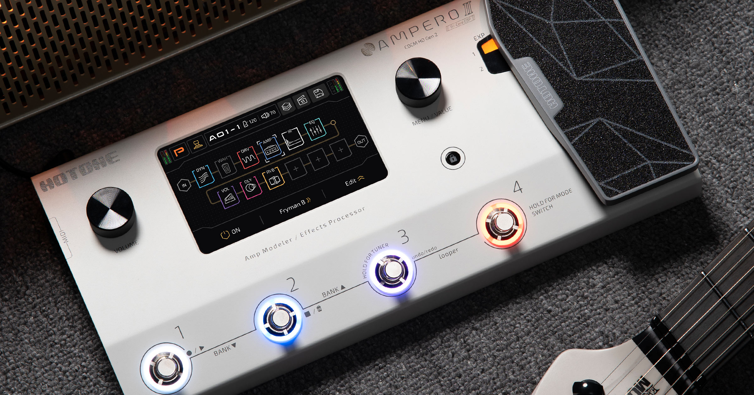 HOTONE | AMPERO Ⅱ | マルチ・エフェクター | 製品情報