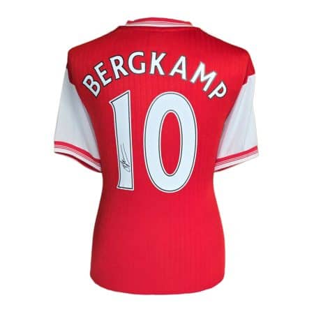 デニス・ベルカンプ 直筆サイン入りフォト額入り ベルカンプ＆アンリ