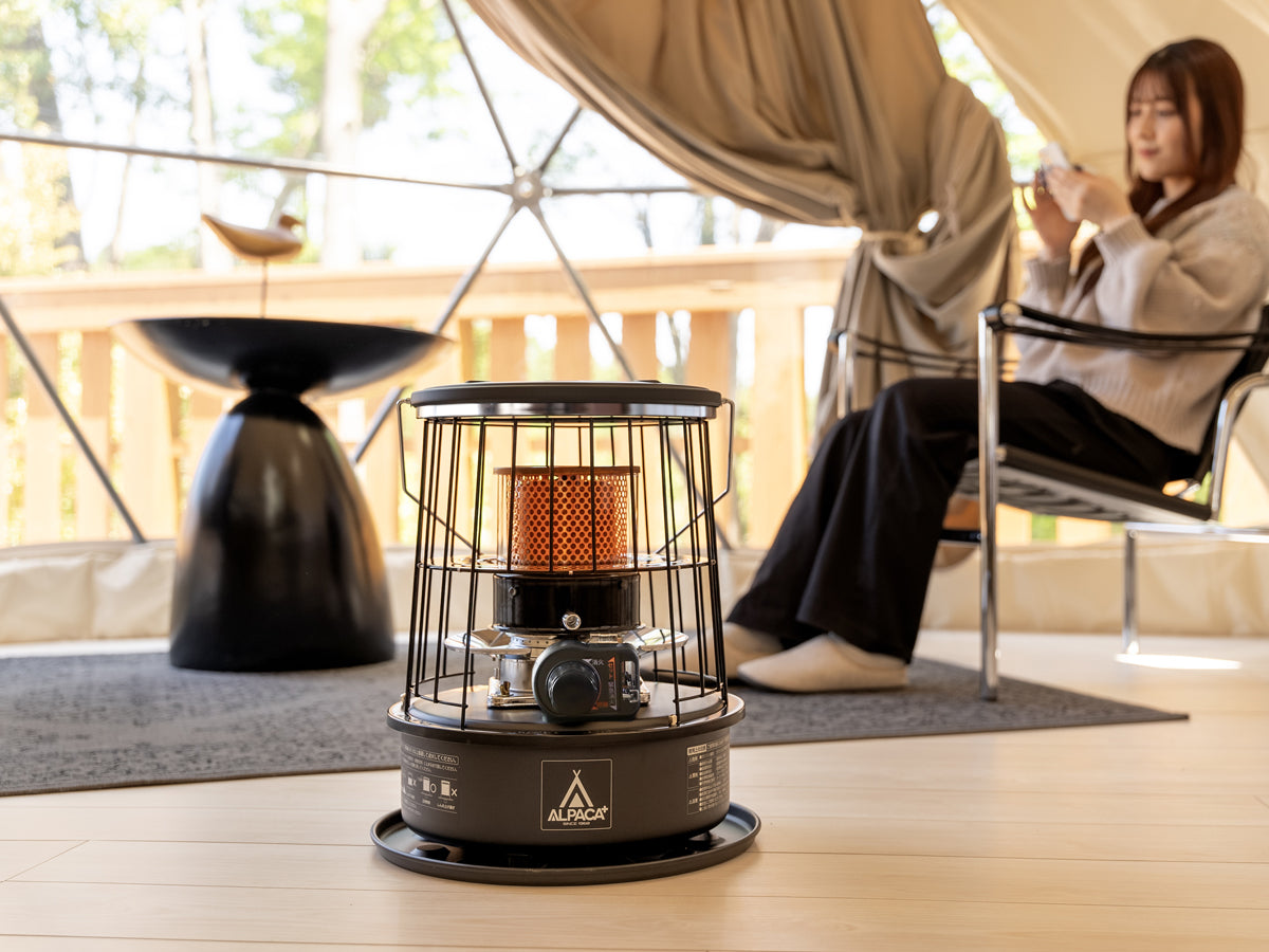 アルパカ プラス ストーブ BLACK EDITION TS－77NC（専用バッグ付）