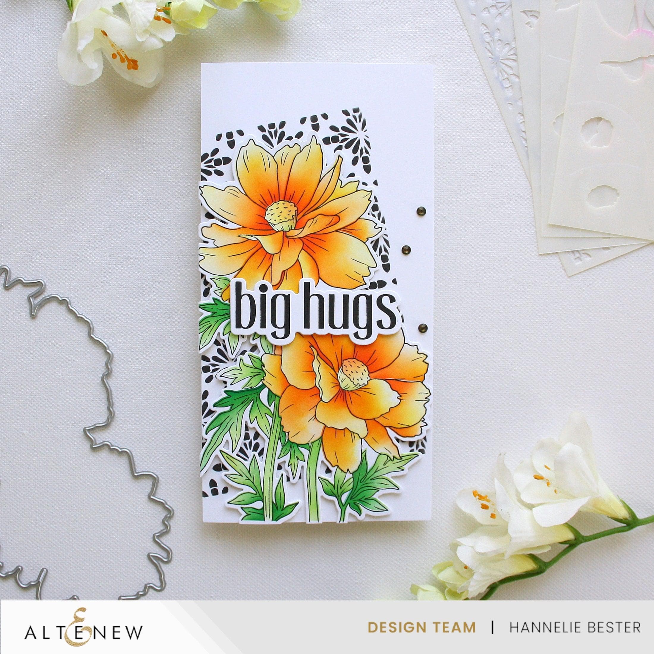 Build-A-Garden: Sulfur Cosmos & Add-on Die Bundle | Altenew