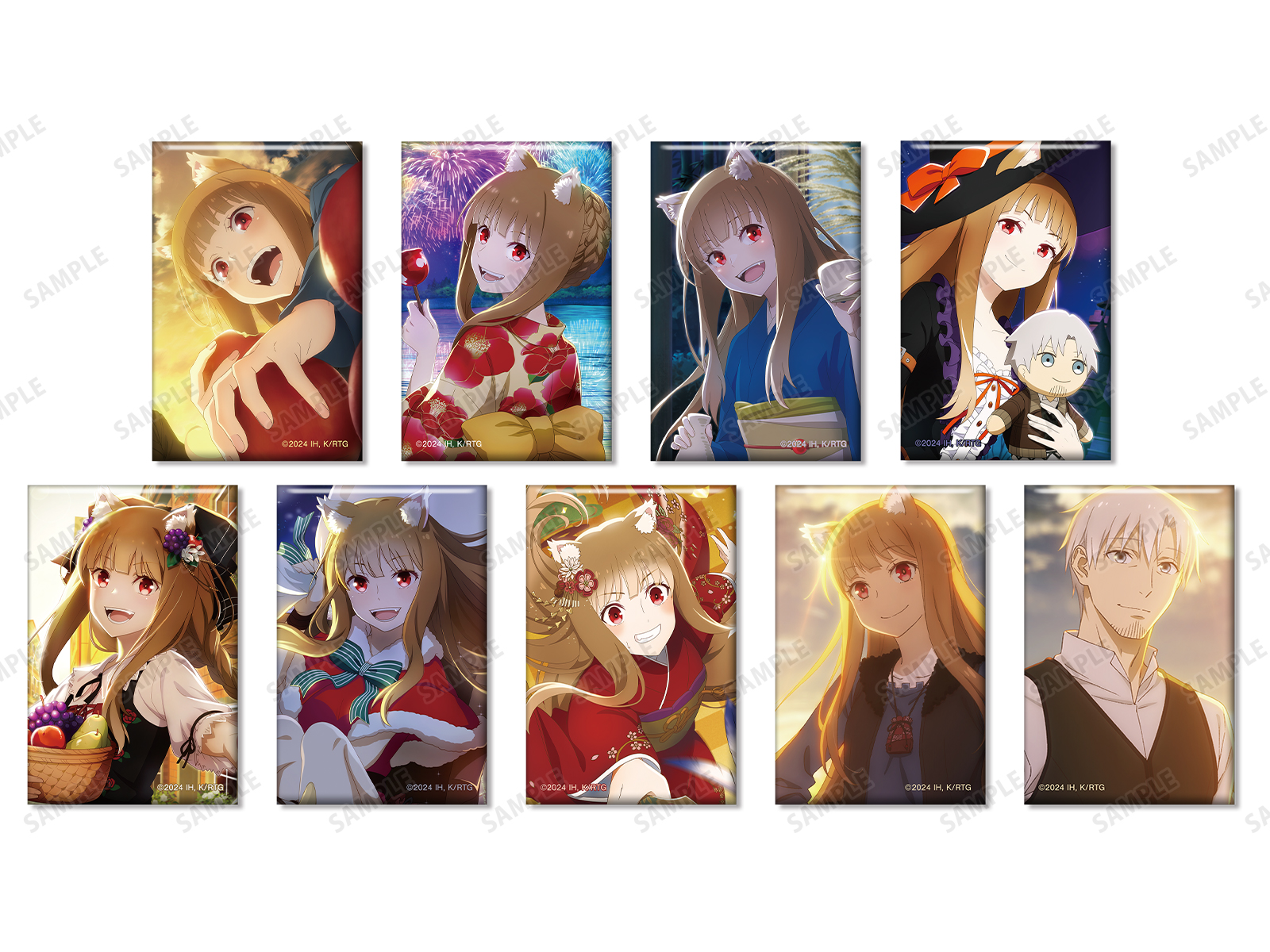 2枚セット】狼と香辛料 限定 会場 受注 SDキャラクターパネルgofa 狼と