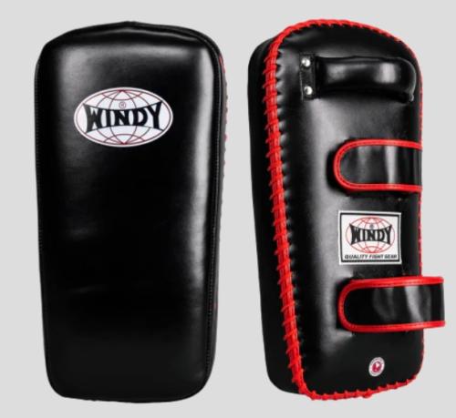WINDY KP-8 キックミット 黒/白 WINDYクラシック キックミット湾曲