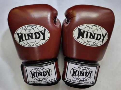 本革製WINDYボクシンググローブ 10oz 紫 キックボクシング NP 本革製