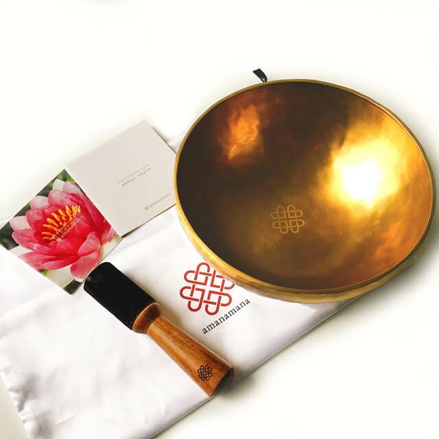 チベット・シンギングボウル 渋金・大 | amanamana