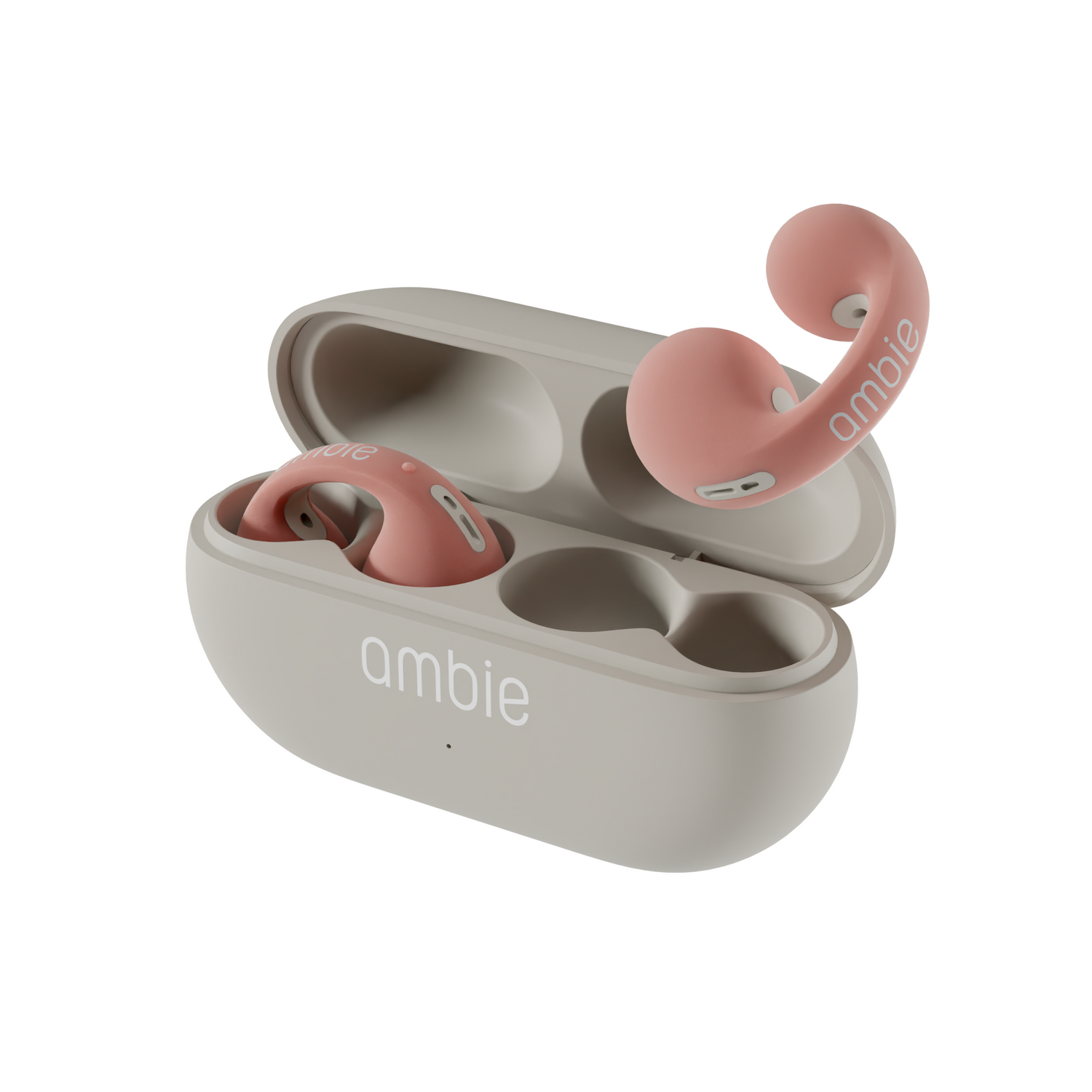 ambie sound earcuffs AM-TW02 Flamingo × Beige – ambie STORE