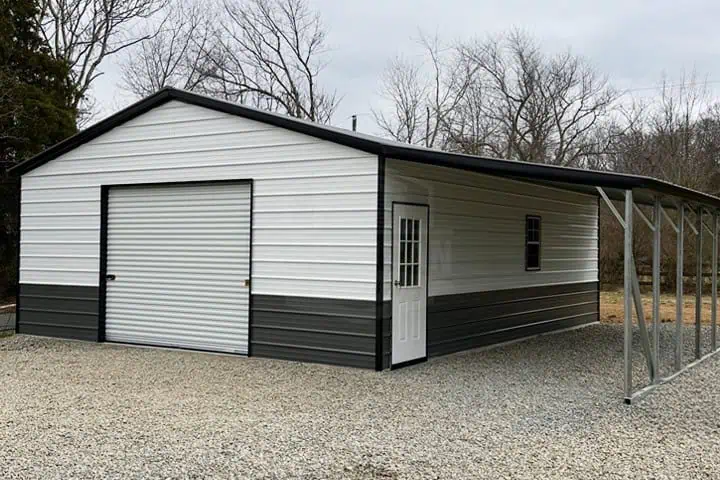 26x40x10 Side Entry Garages | Custom & Durable