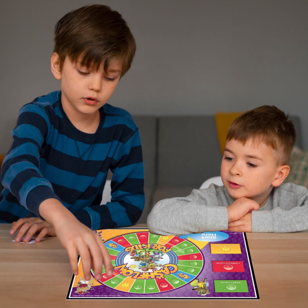 Jogo de Tabuleiro Rich Dad cashflow 6 Player Money Management Kids